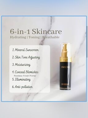 6-in-1 Youth Moisturizer & Mineral Sunscreen - light foundation